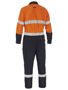 Picture of Bisley Apex 185/240 Taped Hi Vis FR Ripstop Vented Coverall BC8477T