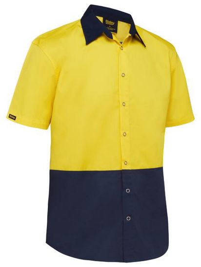 Picture of Bisley Two Tone Hi Vis Shirt BS1442