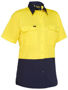 Picture of Bisley Women's Cool Lightweight Hi Vis Drill Shirt BL1895