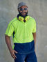 Picture of Bisley Hi Vis Polyester Mesh Polo BK1219