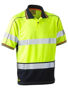 Picture of Bisley Taped Hi Vis Polyester Mesh Polo BK1219T