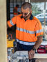 Picture of Bisley Taped Hi Vis Polyester Mesh Polo BK1219T