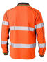 Picture of Bisley Taped Hi Vis Polyester Mesh Polo BK6219T