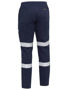 Picture of Bisley Taped Biomotion Stretch Cotton Drill Elastic Waist Cargo Work Pant BPC6029T