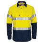 Picture of DNC Patron Saint Flame Retardant 2 Tone Closed Front Cotton Shirt with 3M F/R Tape - L/S 3407