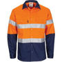 Picture of DNC Paton Saint Flame Retardant 2 Tone Cotton Shirt with 3M F/R Tape - L/S 3409