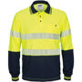 Picture of DNC HIVIS Segment Taped Cotton Backed Polo - Long Sleeve 3518