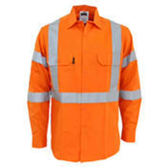 Picture of DNC Hi-Vis 3 way vented "X" back & Biomotion taped shirt 3545