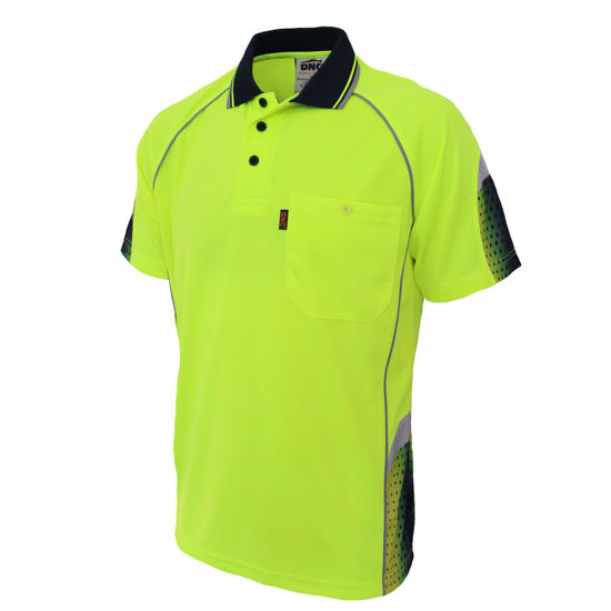 Picture of DNC Hi-Vis GALAXY Sublimated Polo 3564