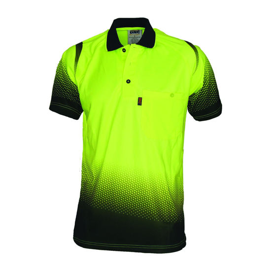 Picture of DNC OCEAN HIVIS SUBLIMATED POLO 3568