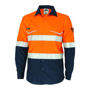 Picture of DNC Two-Tone RipStop Cotton Shirt with Reflective CSR Tape. L/S 3588