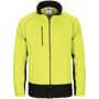 Picture of DNC HIVIS 2 TONE FULL ZIP FLEECY SWEAT SHIRT WITH TWO SIDE ZIPPED POCKETS 3725