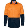 Picture of DNC HiVis Cool-Breeze Vertical Vented Cotton Shirt - Long sleeve 3732