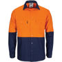 Picture of DNC HiVis L/W Cool-Breeze T2 Vertical Vented Cotton Shirt with Gusset Sleeves - Long Sleeve 3733