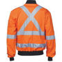 Picture of DNC HiVis Cotton Bomber Jacket with 'X' Back & additional CSR R/Tape below 3759