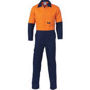 Picture of DNC HiVis Cool-Breeze 2-Tone LightWeight Cotton Coverall 3852