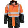 Picture of DNC HiVis Two Tone Breathable Rain Jacket with 3M R/ Tape 3867