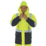 Picture of DNC HiVis Two Tone Light weight Rain Jacket with CSR R/Tape 3879