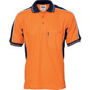 Picture of DNC Poly/Cotton Contrast Panel Polo - Short Sleeve 3895