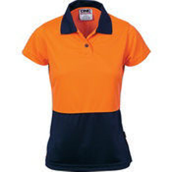 Picture of DNC Ladies HiVis Two Tone Polo - Short Sleeve 3897