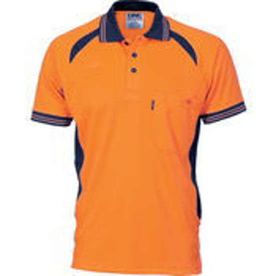 Picture of DNC Cool-Breeze Contrast Mesh Polo - short sleeve 3901