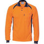 Picture of DNC Cool-Breeze Contrast Mesh Polo - long sleeve 3902