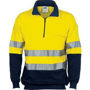 Picture of DNC HiVis Two Tone 1/2 Zip Cotton Fleecy
Windcheater with 3M R/Tape 3925