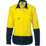 Picture of DNC Ladies HiVis 2 Tone Cool-Breeze Cott on        Sh irt - Long Sleeve 3940