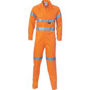 Picture of DNC HiVis Cool-Breeze Orange L.Weight Cott on
Coverall with 3M R/Tape 3956