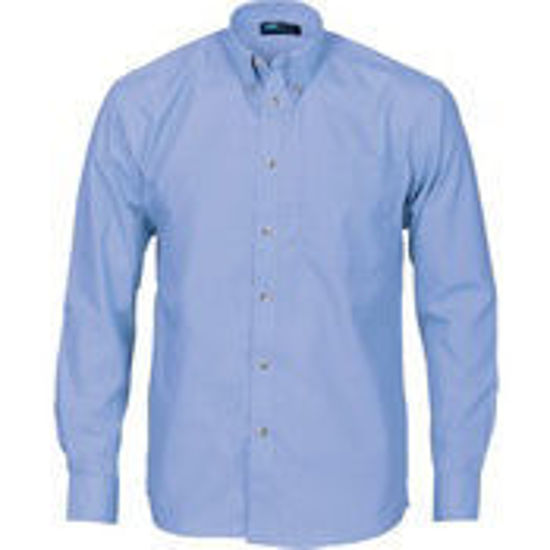 Picture of DNC Polyester Cotton Chambray Business Shirt - Long Sleeve 4122