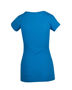 Picture of RAMO Women's Raw Cotton Wave V Neck Tshirt T918LD