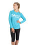 Picture of RAMO Womens Greatness Heather Long Sleeve T-shirt T223LD