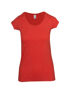 Picture of RAMO Womens Marl Scoop Neck T-shirt T938LD