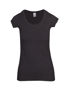 Picture of RAMO Womens Marl Scoop Neck T-shirt T938LD