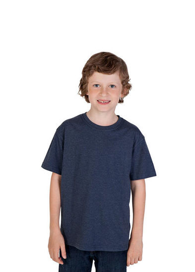 Picture of RAMO Kids Marl Crew Neck T-shirt T306KS