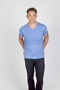 Picture of RAMO Mens Marl V-neck T-shirt T903TV