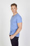 Picture of RAMO Mens Marl V-neck T-shirt T903TV