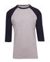 Picture of RAMO Men's / Unisex 3/4 Sleeve Raglan T-shirt T343RG