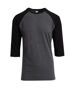 Picture of RAMO Men's / Unisex 3/4 Sleeve Raglan T-shirt T343RG