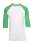 Picture of RAMO Men's / Unisex 3/4 Sleeve Raglan T-shirt T343RG