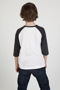 Picture of RAMO Kids 3/4 Raglan Sleeve T-shirt T143RG