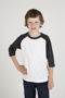 Picture of RAMO Kids 3/4 Raglan Sleeve T-shirt T143RG