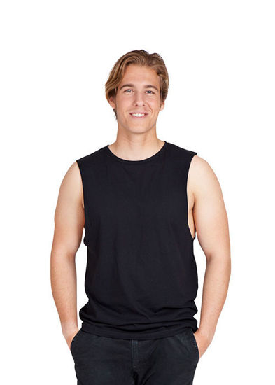 Picture of RAMO Men's / Unisex combed cotton tank T405MS