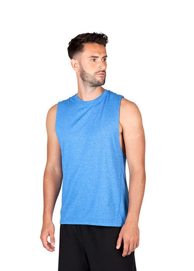 Picture of RAMO Mens Heather SLEEVELESS Tee - Greatness Range T403MS