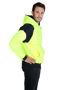 Picture of RAMO Men Shoulder Contrast Panel Hoodie - WORKWEAR F303HPW