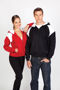 Picture of RAMO Mens Shoulder Contrast Zip Hoodie F303HZ