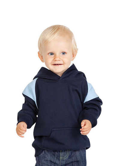 Picture of RAMO Kids Shoulder  Contrast Panel Hoodies F335PP