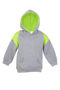 Picture of RAMO Kids Shoulder  Contrast Panel Hoodies F335PP