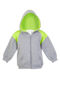 Picture of RAMO Kids Shoulder  Contrast Panel Hoodies with Zipper F335ZZ