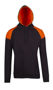 Picture of RAMO Mens Shoulder Contrast Panel Hoodie F303HP